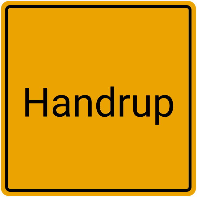 Meldebestätigung Handrup