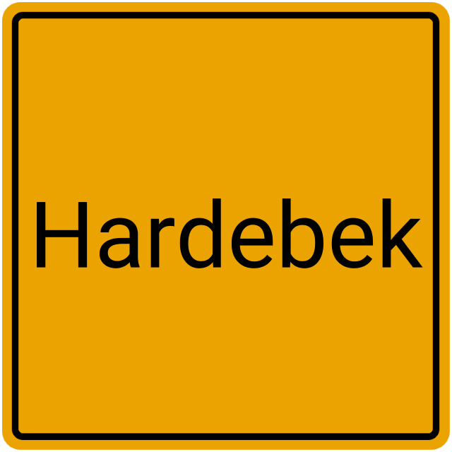 Meldebestätigung Hardebek