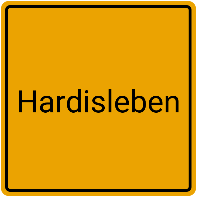 Meldebestätigung Hardisleben