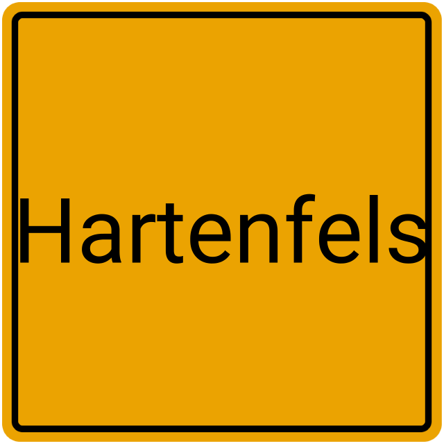 Meldebestätigung Hartenfels