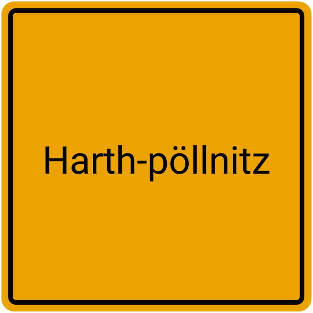 Meldebestätigung Harth-Pöllnitz