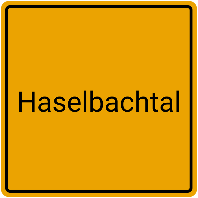 Meldebestätigung Haselbachtal