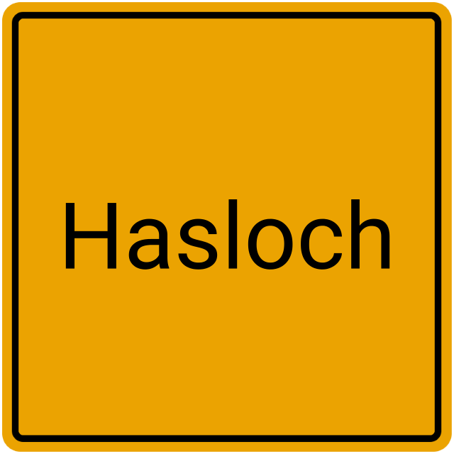 Meldebestätigung Hasloch