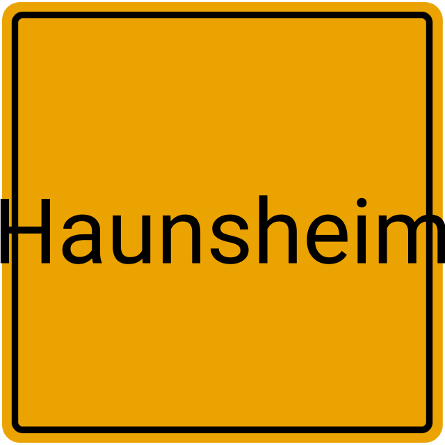 Meldebestätigung Haunsheim