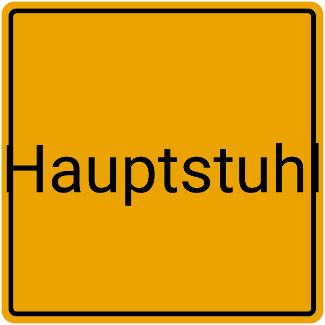 Meldebestätigung Hauptstuhl