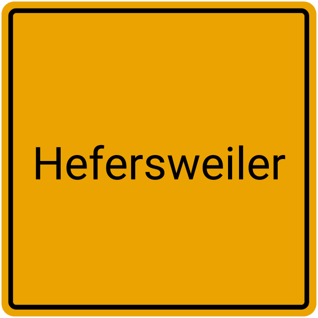 Meldebestätigung Hefersweiler