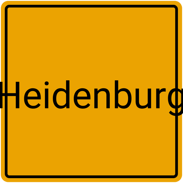 Meldebestätigung Heidenburg