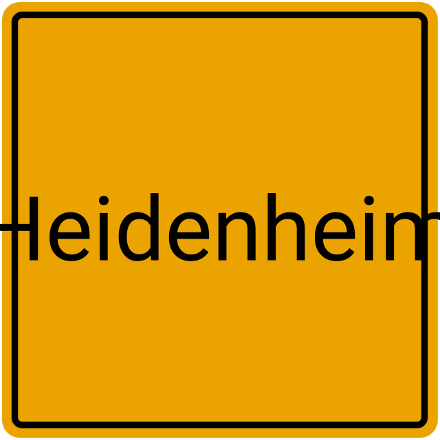 Meldebestätigung Heidenheim