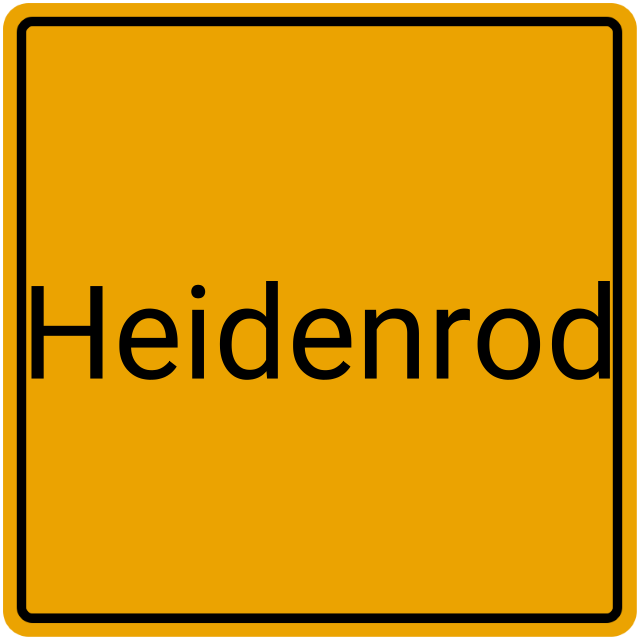 Meldebestätigung Heidenrod