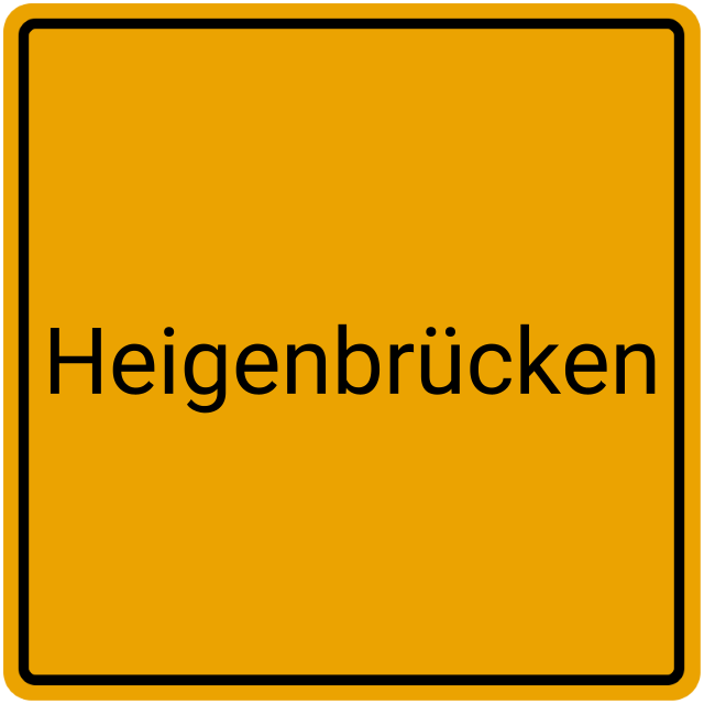 Meldebestätigung Heigenbrücken