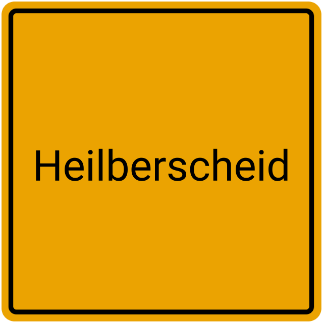 Meldebestätigung Heilberscheid