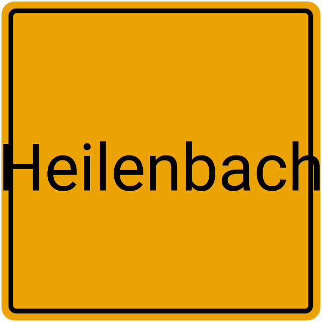 Meldebestätigung Heilenbach