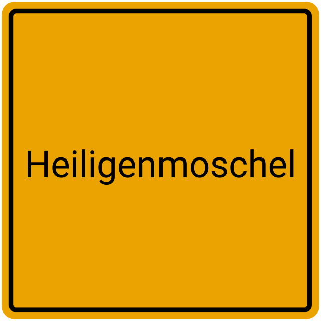 Meldebestätigung Heiligenmoschel