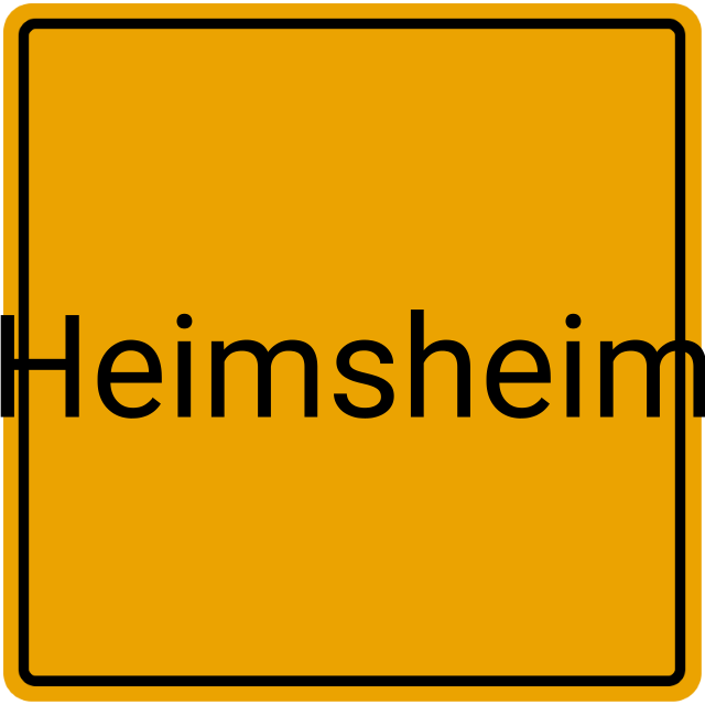 Meldebestätigung Heimsheim