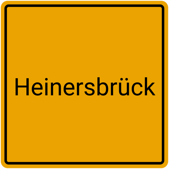 Meldebestätigung Heinersbrück