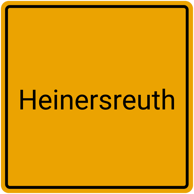Meldebestätigung Heinersreuth