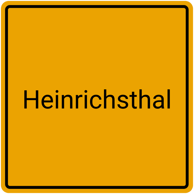 Meldebestätigung Heinrichsthal