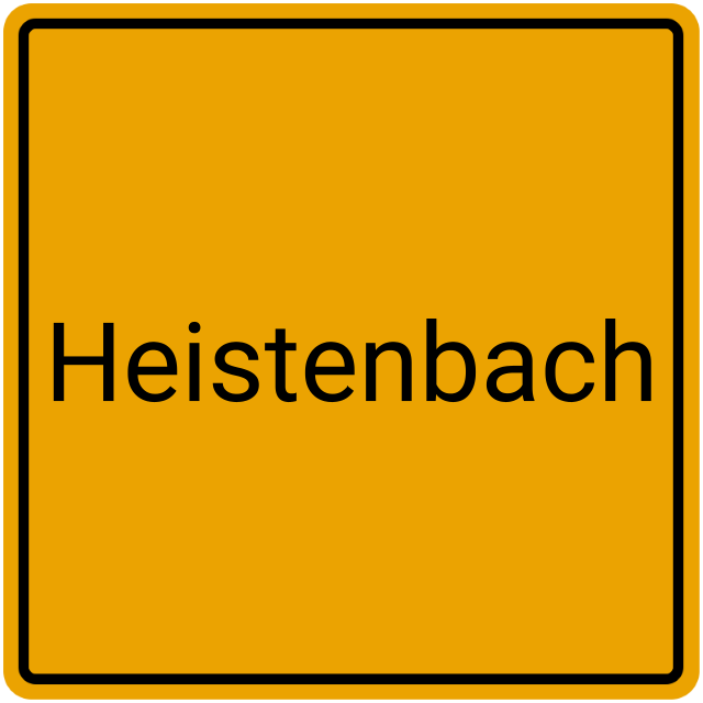 Meldebestätigung Heistenbach