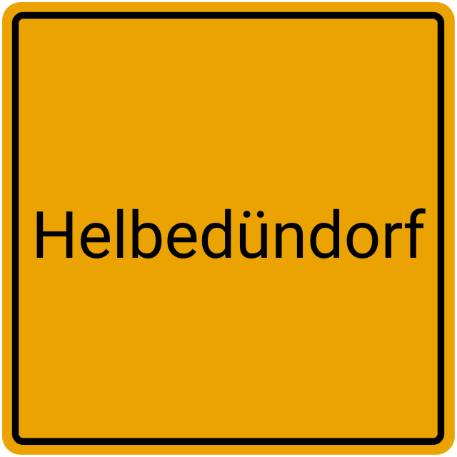 Meldebestätigung Helbedündorf