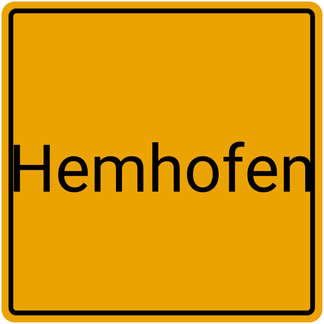 Meldebestätigung Hemhofen