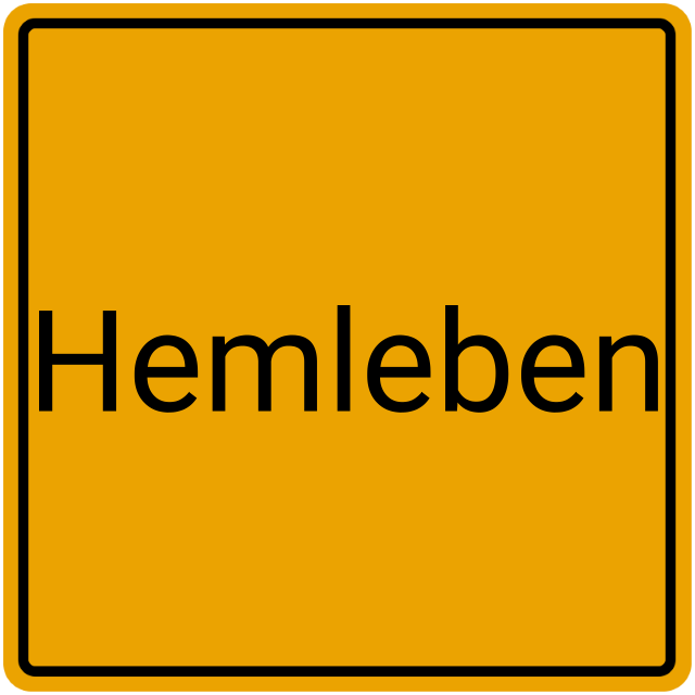 Meldebestätigung Hemleben