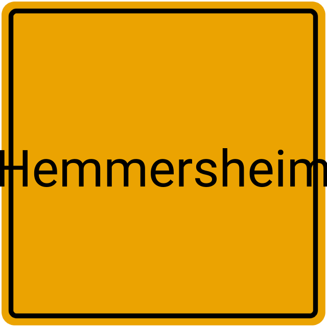 Meldebestätigung Hemmersheim