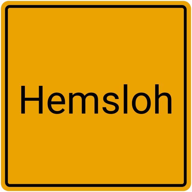 Meldebestätigung Hemsloh