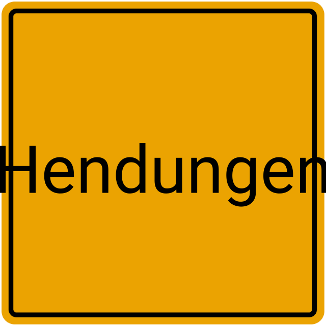 Meldebestätigung Hendungen