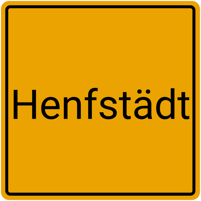 Meldebestätigung Henfstädt