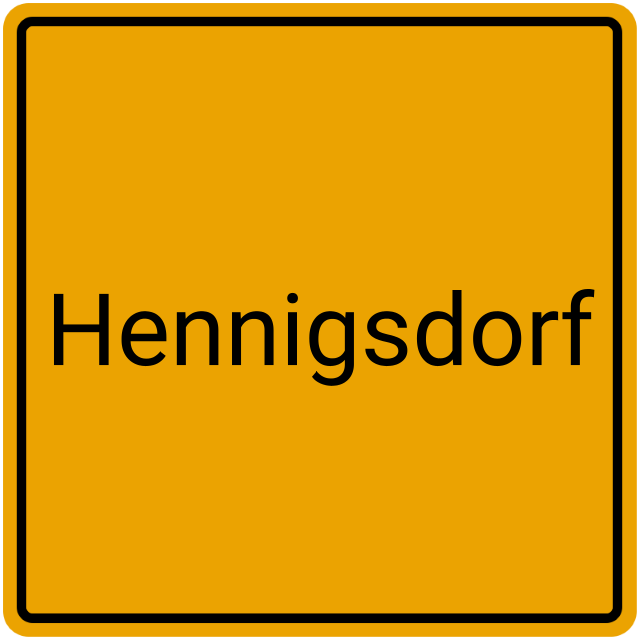 Meldebestätigung Hennigsdorf