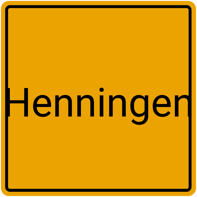 Meldebestätigung Henningen