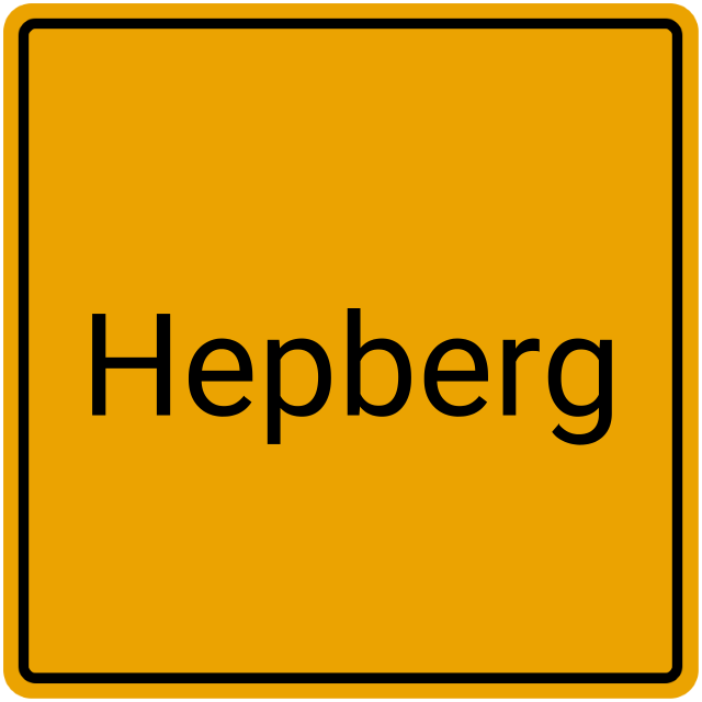 Meldebestätigung Hepberg