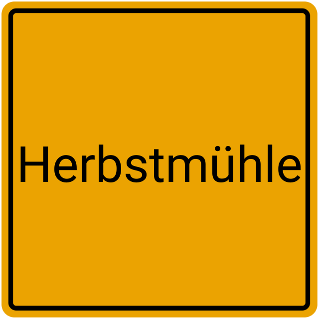 Meldebestätigung Herbstmühle