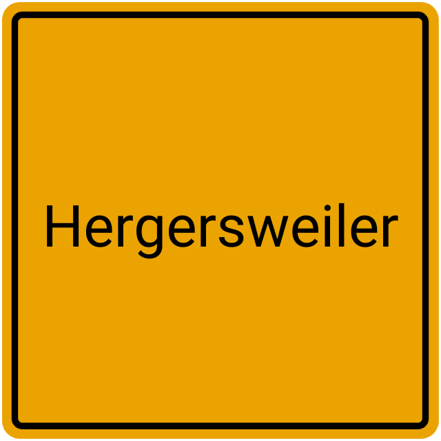 Meldebestätigung Hergersweiler