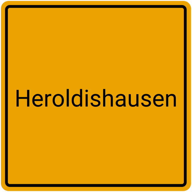 Meldebestätigung Heroldishausen