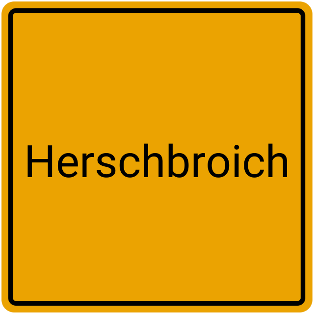 Meldebestätigung Herschbroich