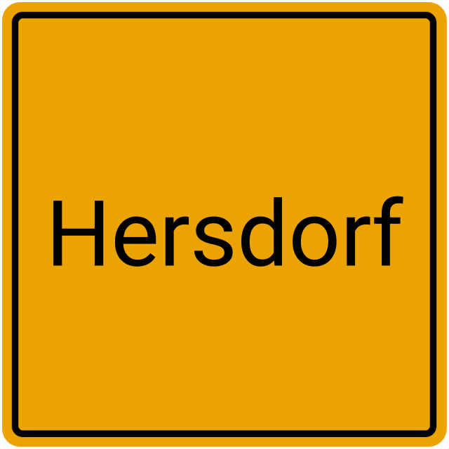 Meldebestätigung Hersdorf