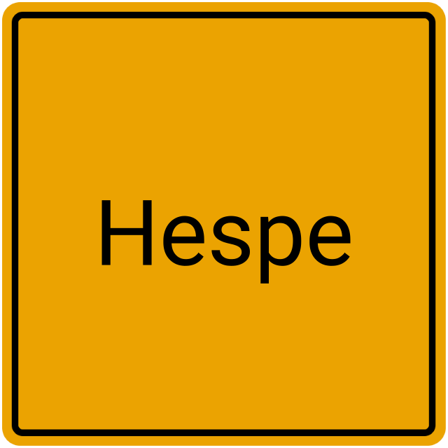 Meldebestätigung Hespe