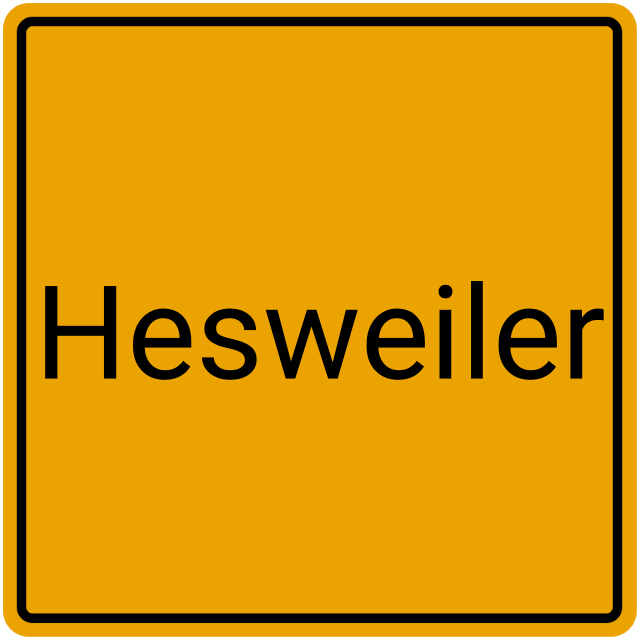 Meldebestätigung Hesweiler