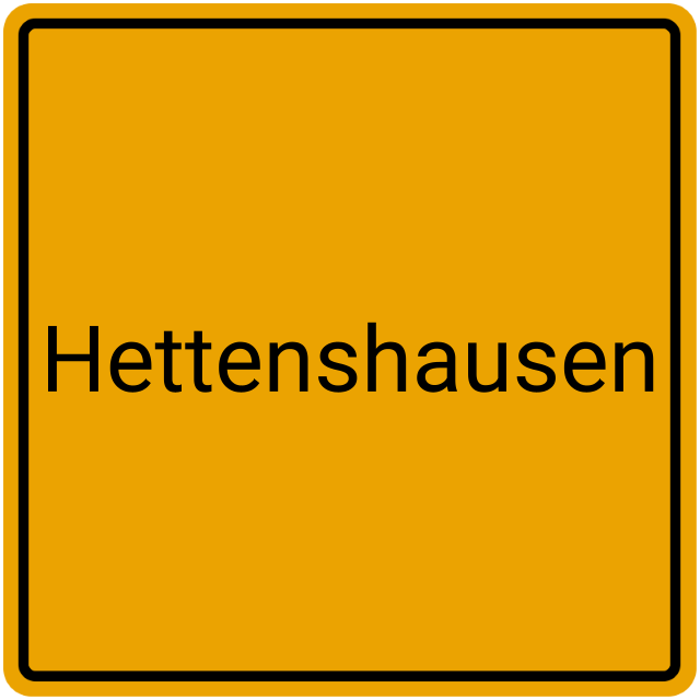 Meldebestätigung Hettenshausen