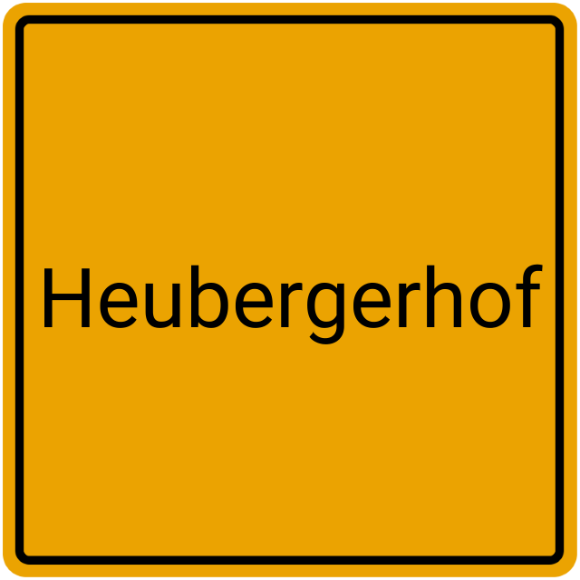 Meldebestätigung Heubergerhof