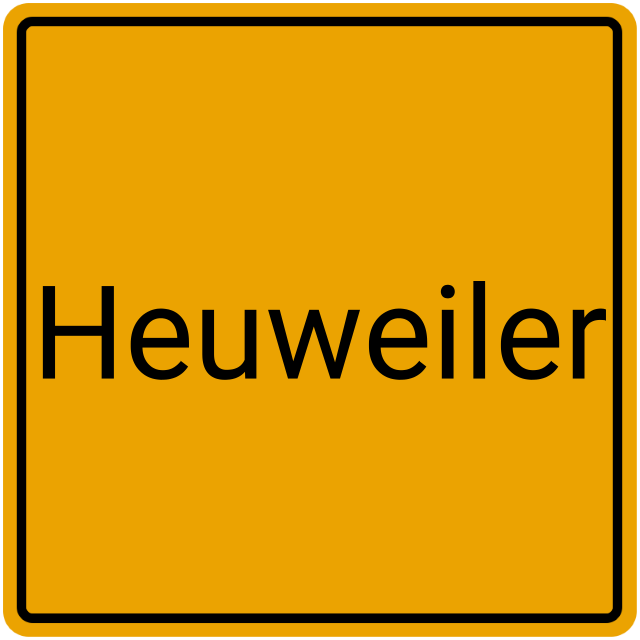 Meldebestätigung Heuweiler