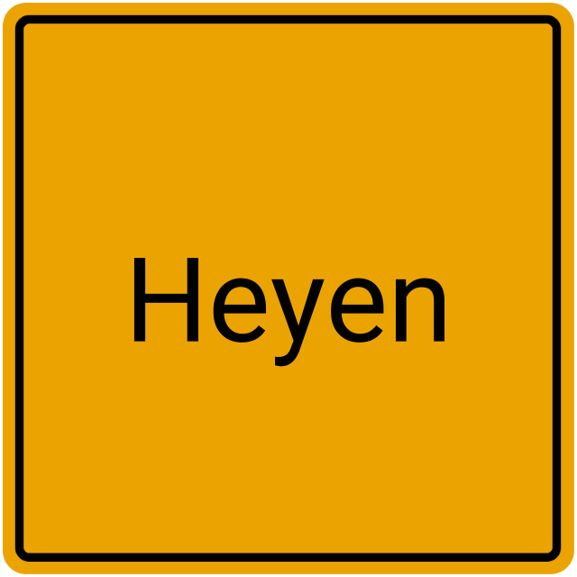 Meldebestätigung Heyen