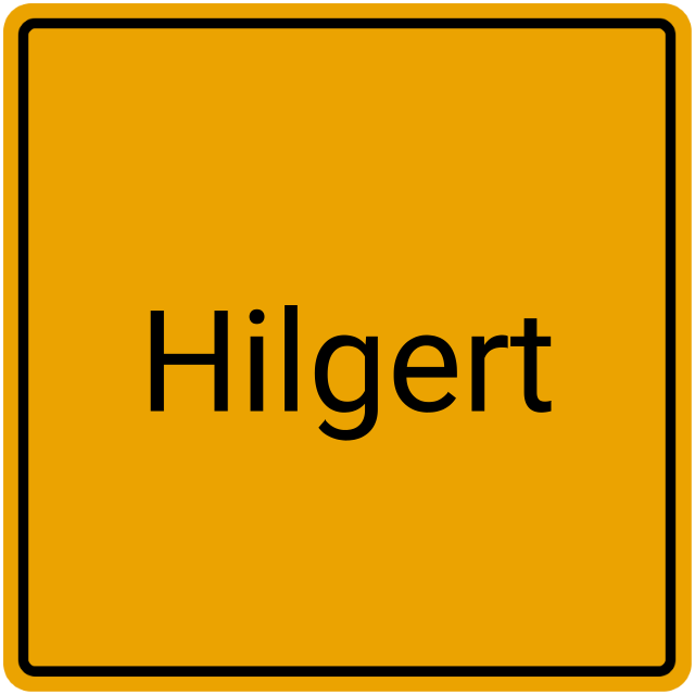 Meldebestätigung Hilgert