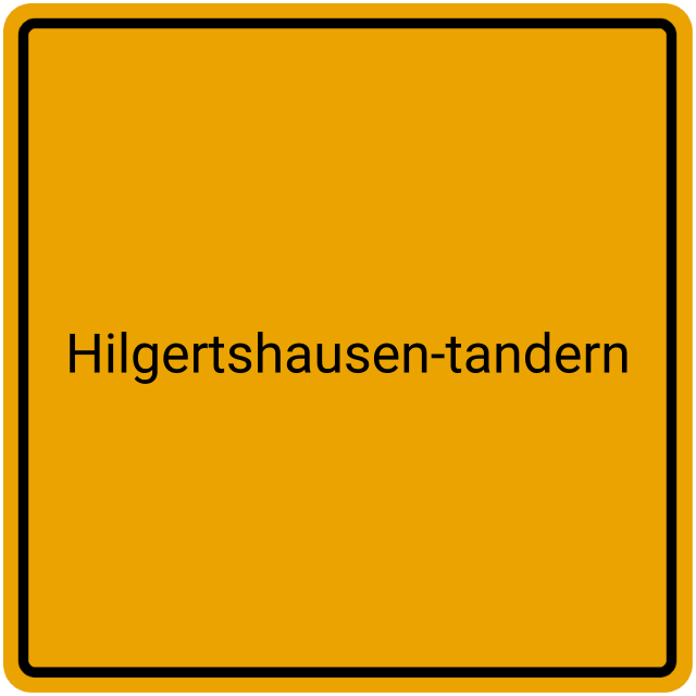 Meldebestätigung Hilgertshausen-Tandern