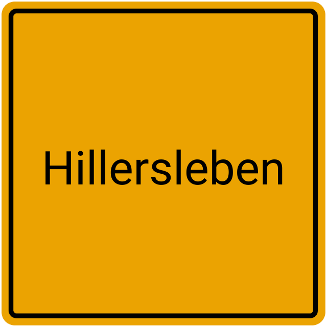 Meldebestätigung Hillersleben