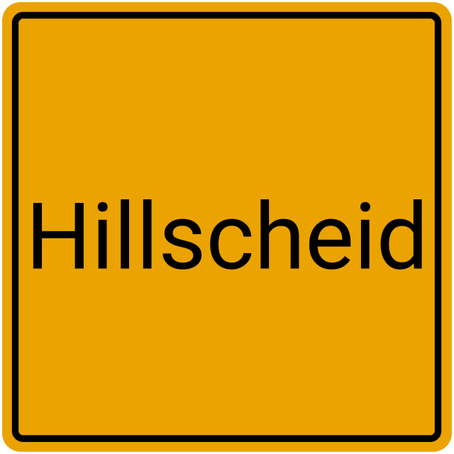 Meldebestätigung Hillscheid