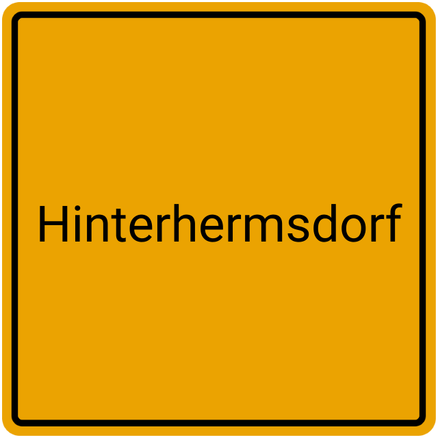 Meldebestätigung Hinterhermsdorf