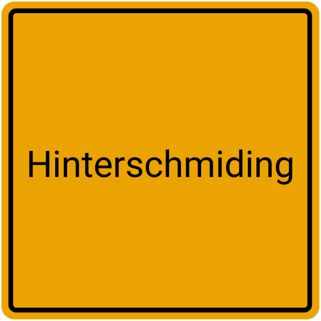 Meldebestätigung Hinterschmiding