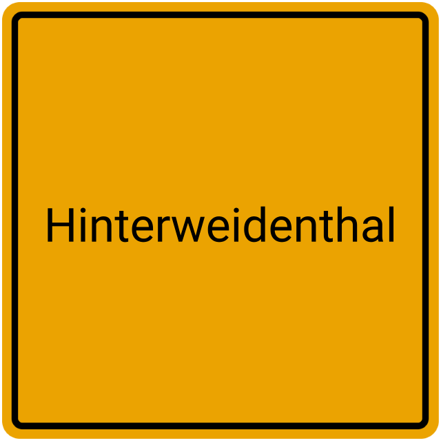 Meldebestätigung Hinterweidenthal